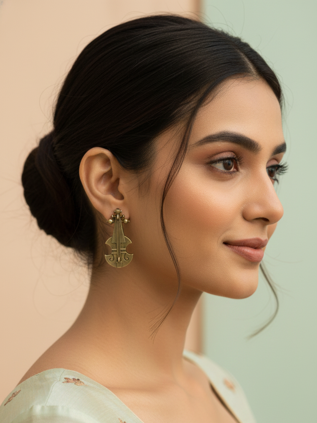 Gul E Jaipur Brass Drops & Danglers - Style 126