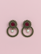 Gul E Jaipur Brass Drops & Danglers - Style 148