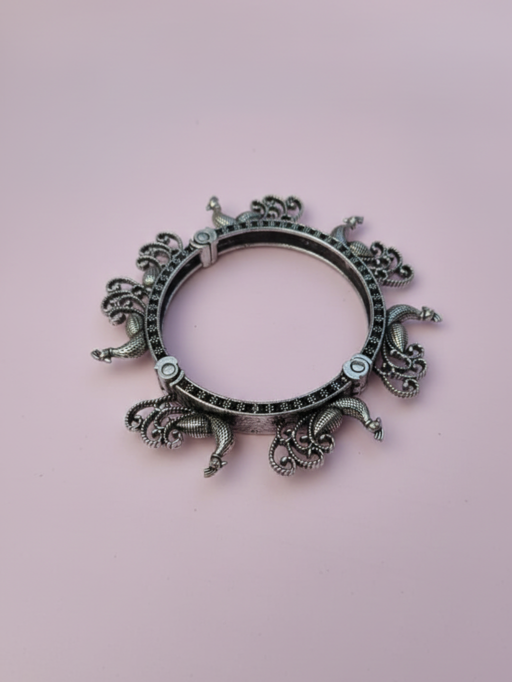 Gul E Jaipur Silver Oxidised Brass premium Earring Brass Jhumki Earring, Drops & Danglers