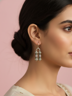 Gul E Jaipur Brass Jhumki Earring - Style 113