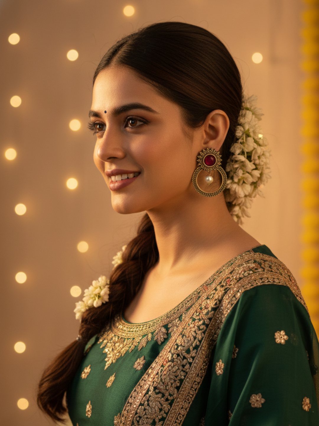 Gul E Jaipur Brass Drops & Danglers - Style 148