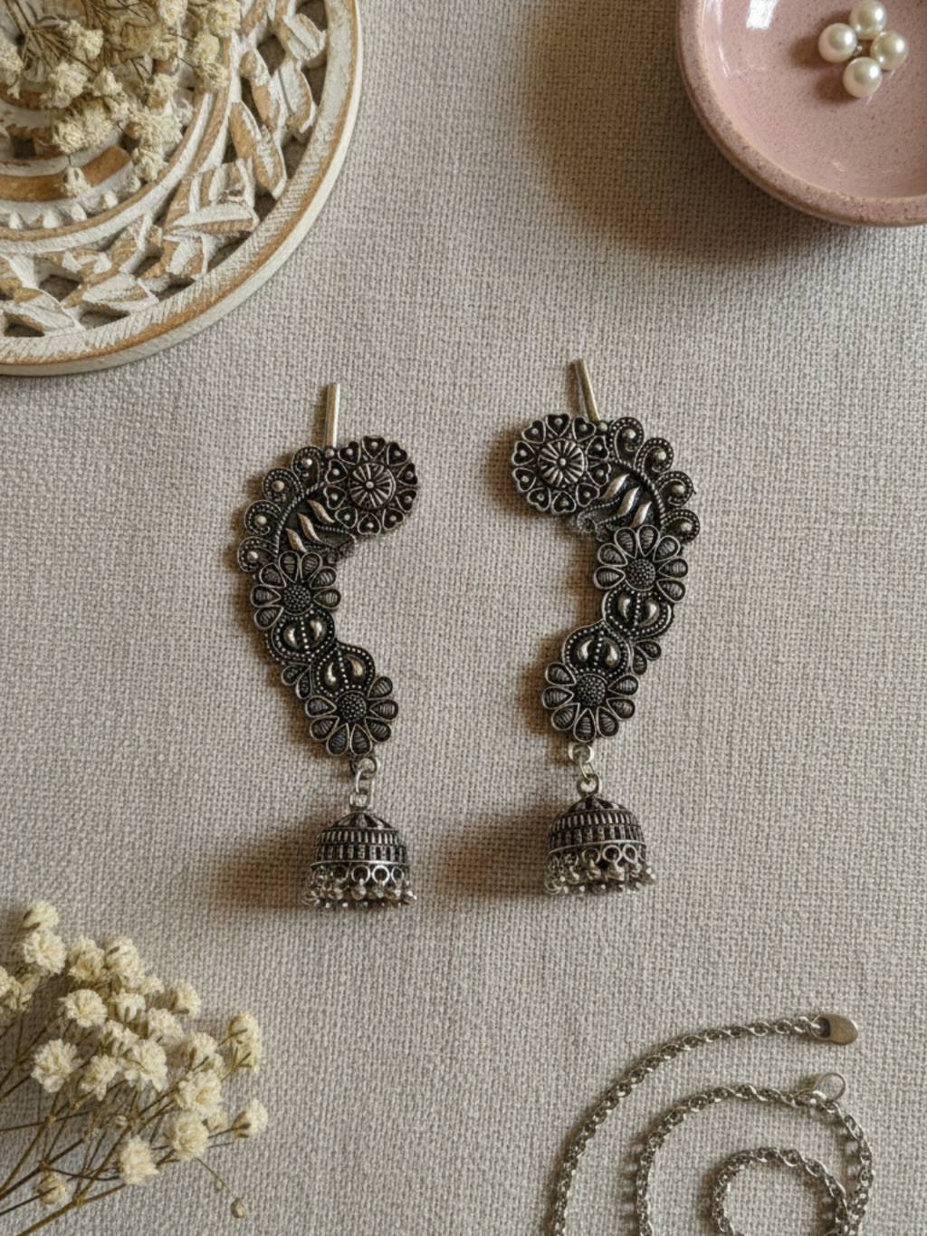 Gul E Jaipur Brass Drops & Danglers - Style 143