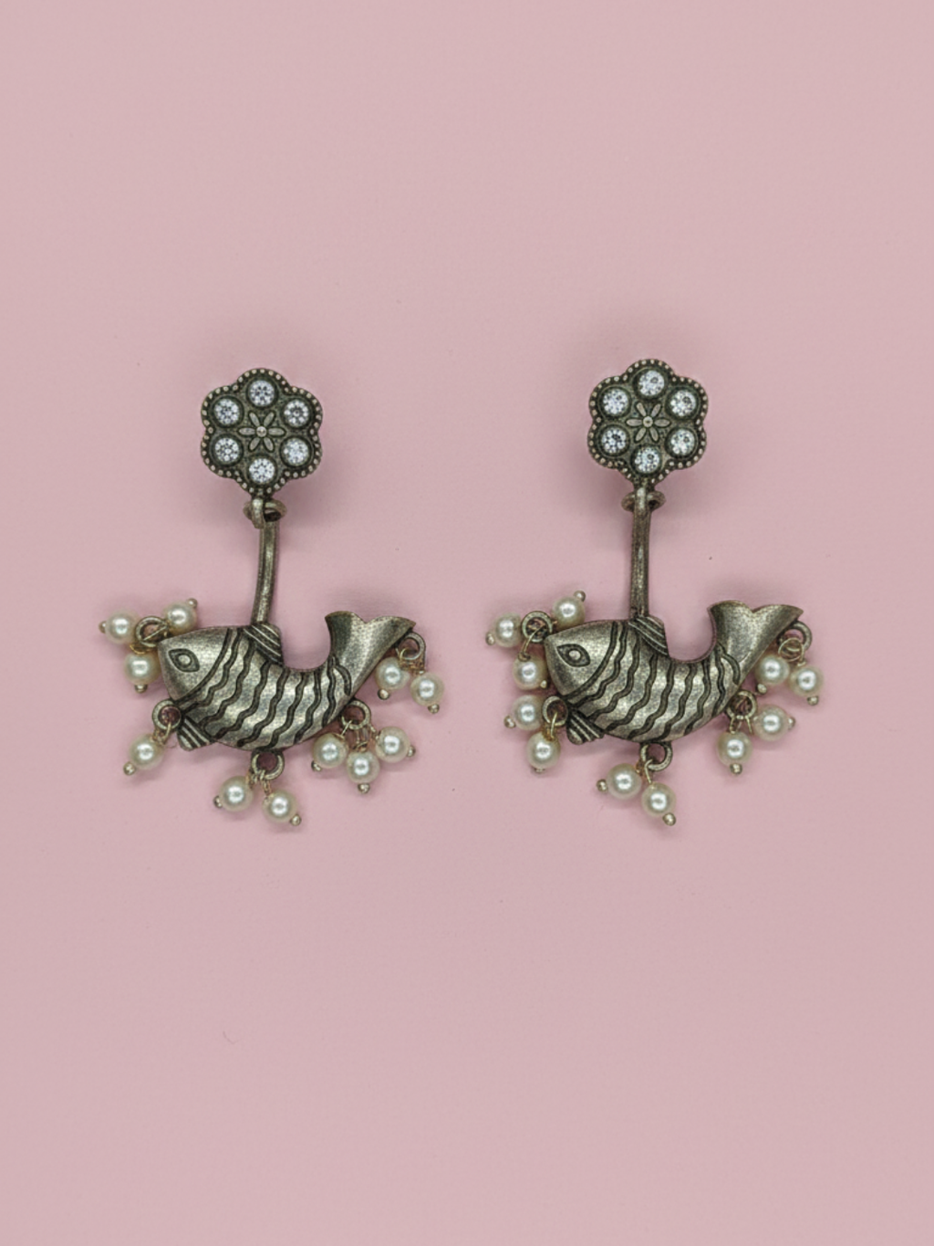 Gul E Jaipur Brass Drops & Danglers - Style 139