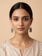 Gul E Jaipur Brass Jhumki Earring - Style 113
