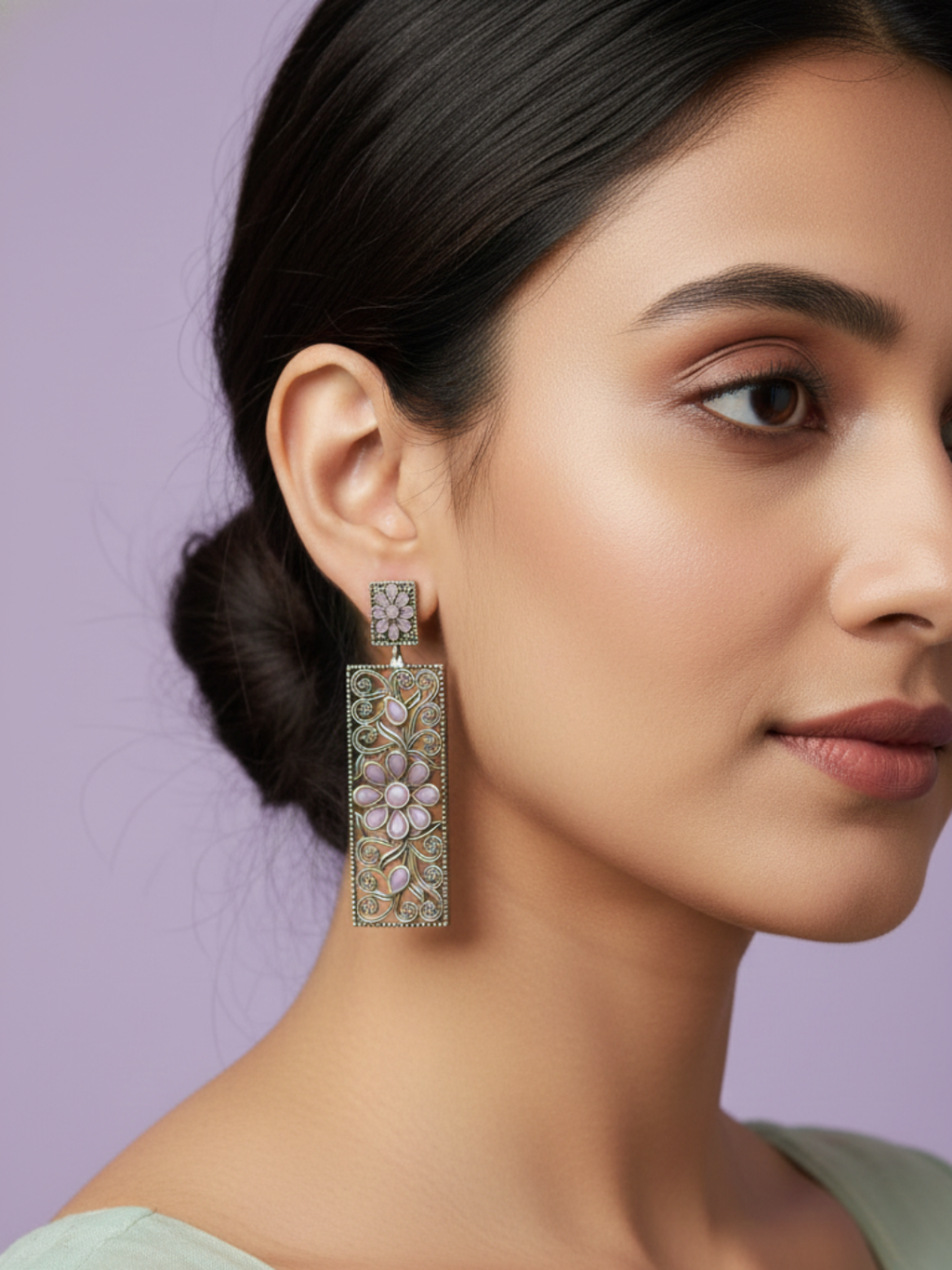 Gul E Jaipur Brass Two Tone Gold-plated Kada - Style 131