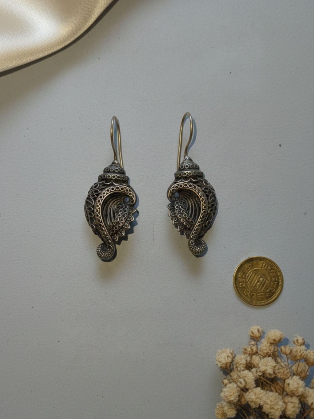 Gul E Jaipur Brass Drops & Danglers - Style 112