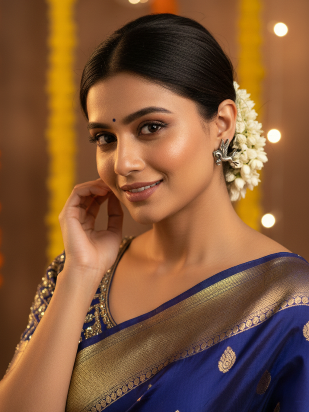 Gul E Jaipur Brass Drops & Danglers - Style 129