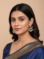 Gul E Jaipur Brass Silver Bangle