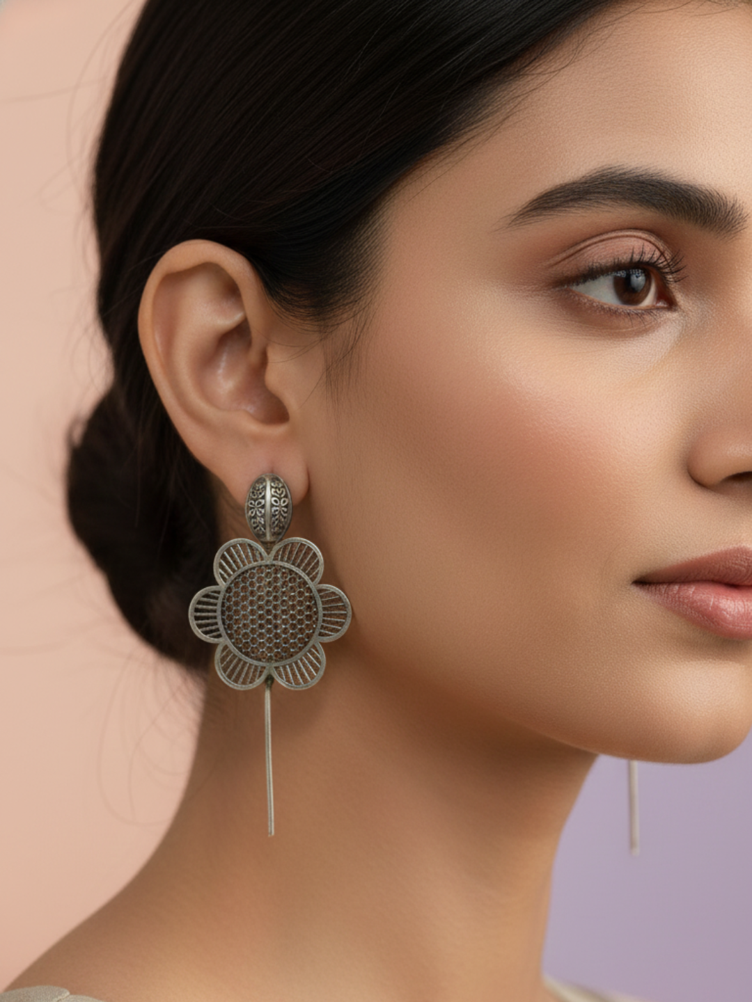 Gul E Jaipur Brass Drops & Danglers - Style 130