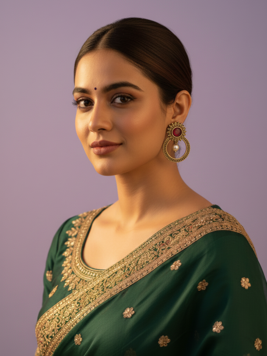 Gul E Jaipur Brass Drops & Danglers - Style 148