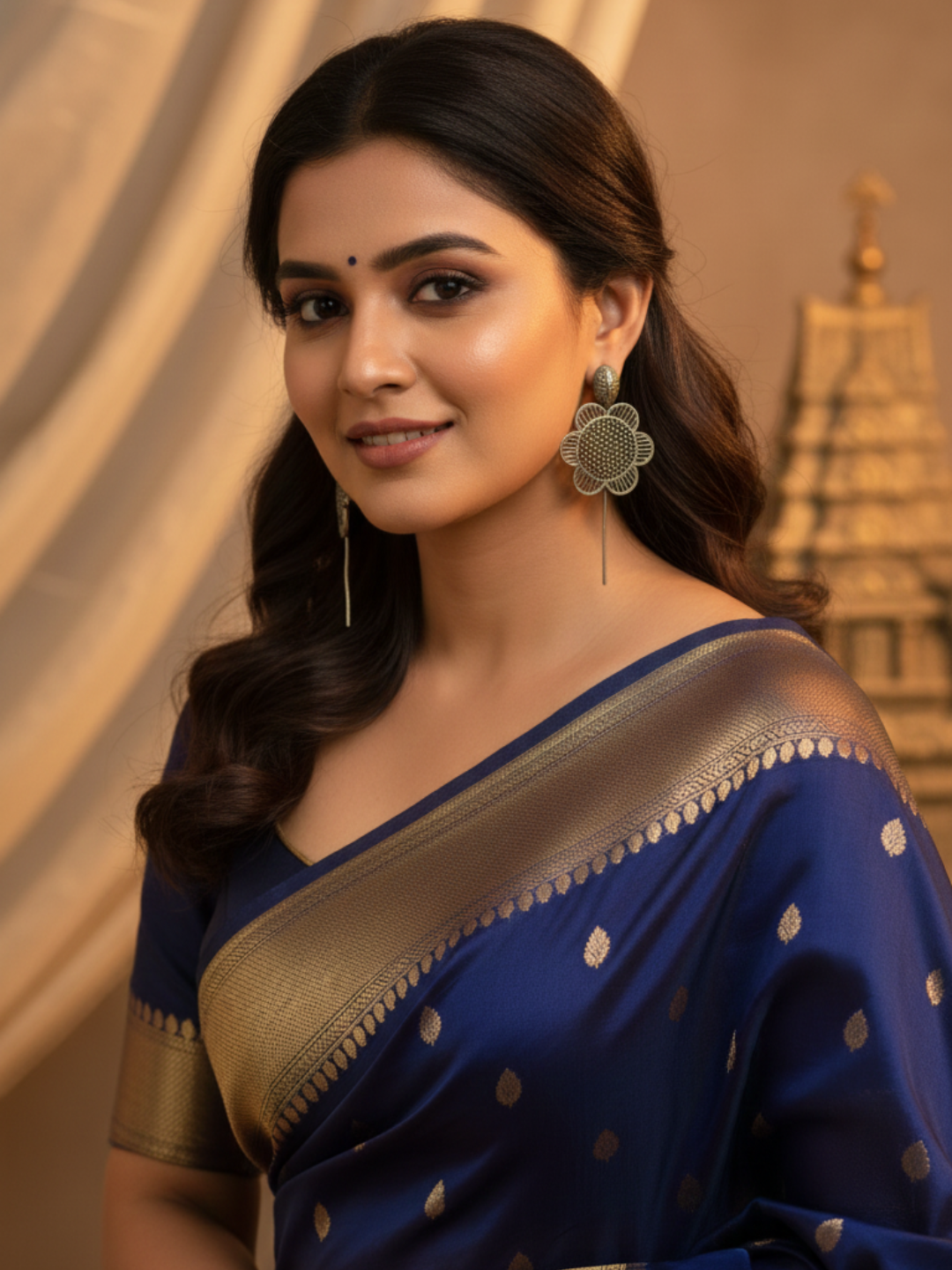 Gul E Jaipur Brass Drops & Danglers - Style 130