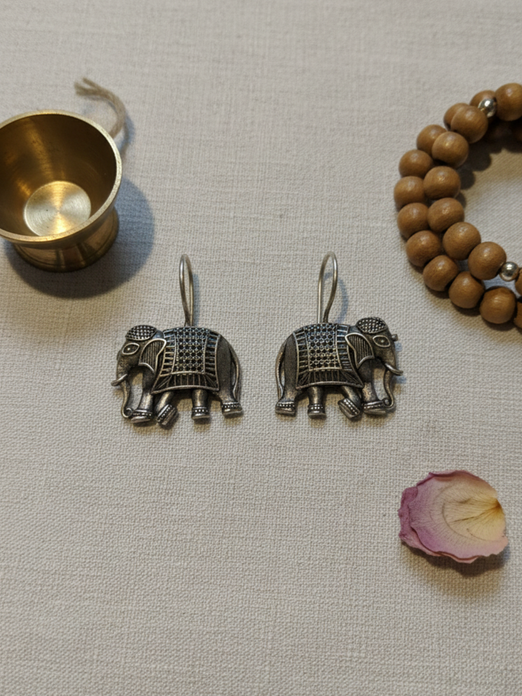 Gul E Jaipur Brass Drops & Danglers - Style 121
