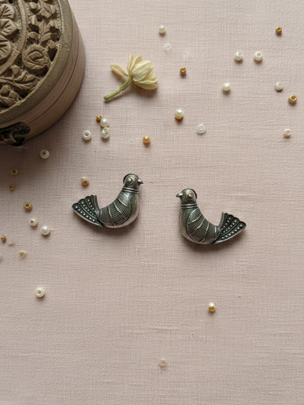 Gul E Jaipur Brass Drops & Danglers - Style 133