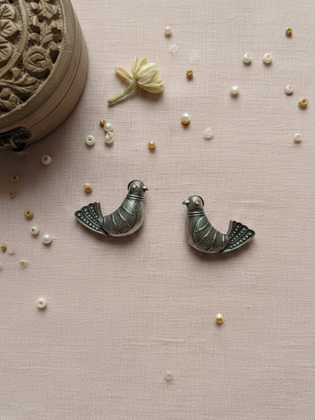 Gul E Jaipur Brass Drops & Danglers - Style 133