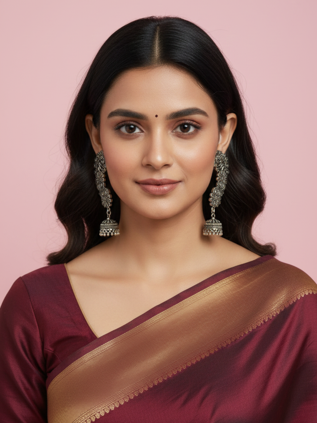 Gul E Jaipur Brass Drops & Danglers - Style 143