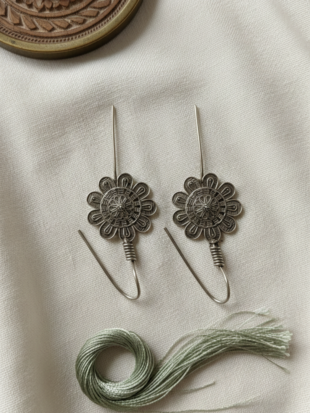 Gul E Jaipur Brass Drops & Danglers - Style 117