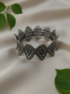 Gul E Jaipur Oxidised Brass Earring Brass Cuff Earring