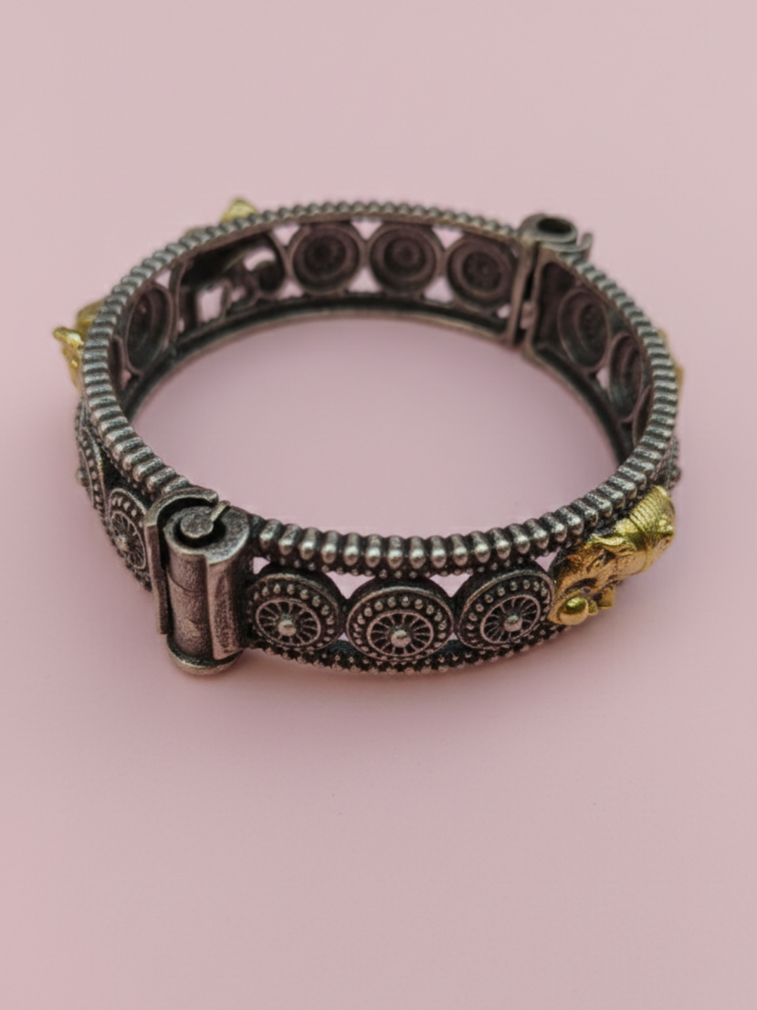 Gul E Jaipur Brass Black Antique bangle For Women