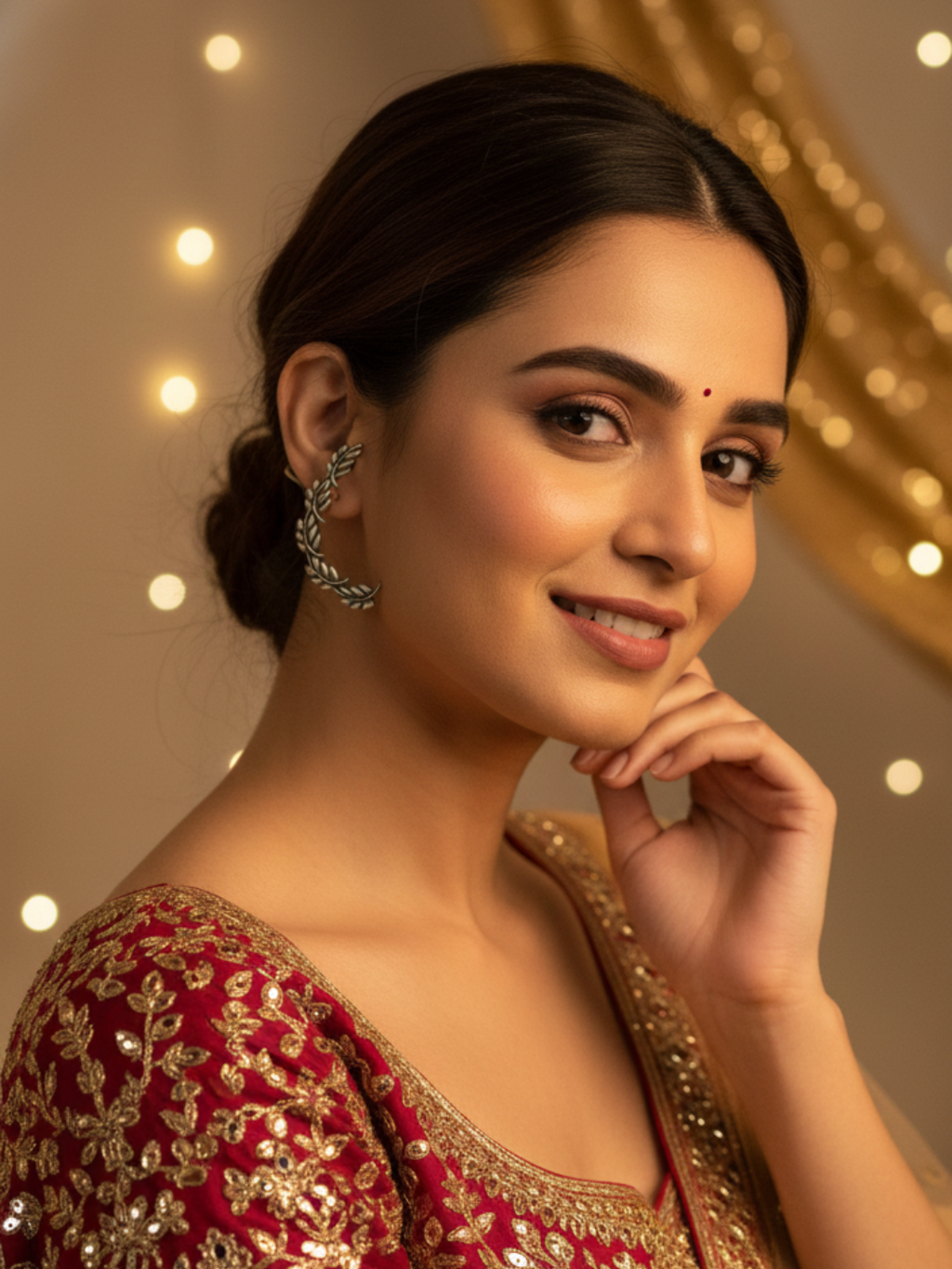 Gul E Jaipur Silver Oxidised Antique Earring Brass Jhumki Earring, Drops & Danglers For Women