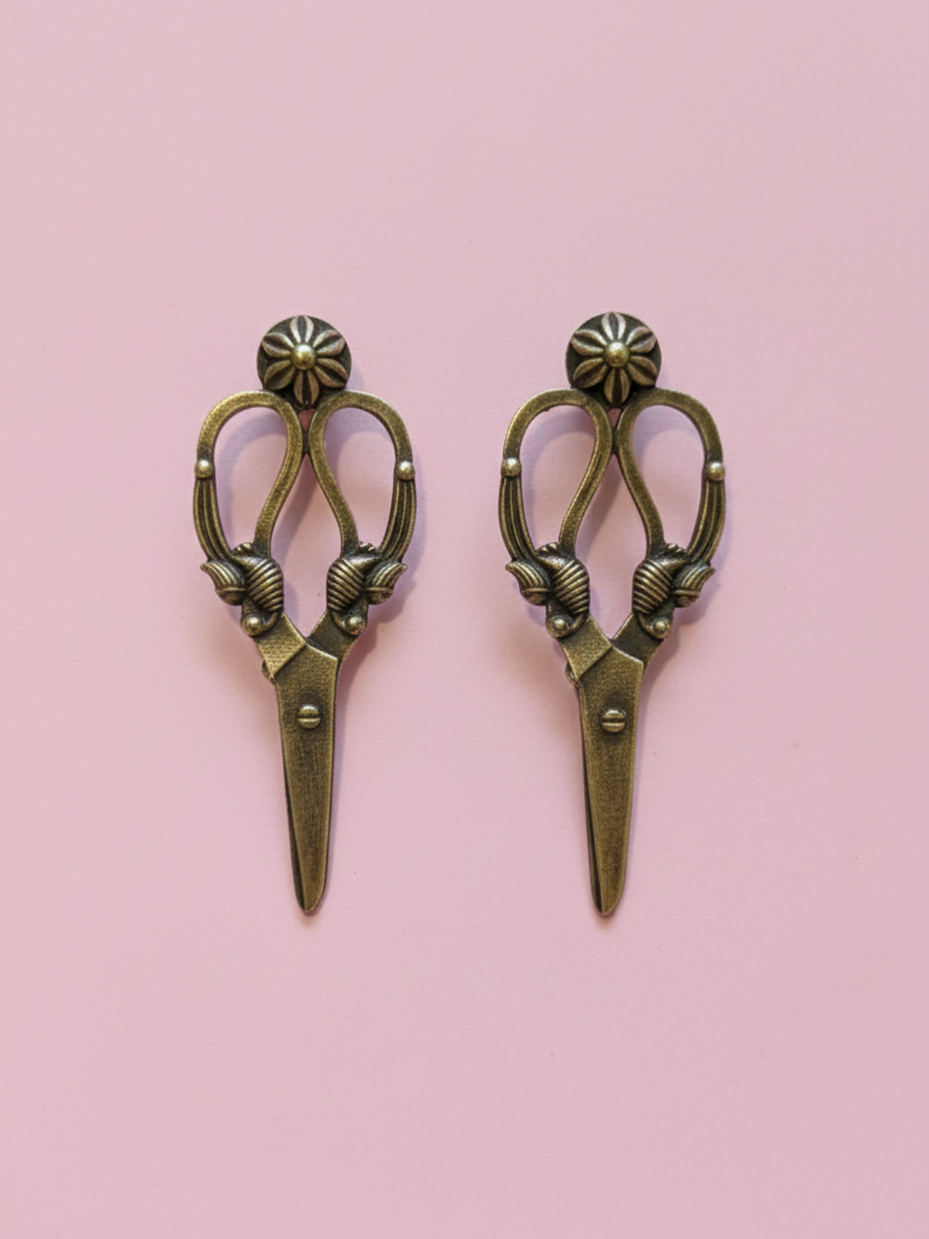 Gul E Jaipur Brass Jhumki Earring - Style 122