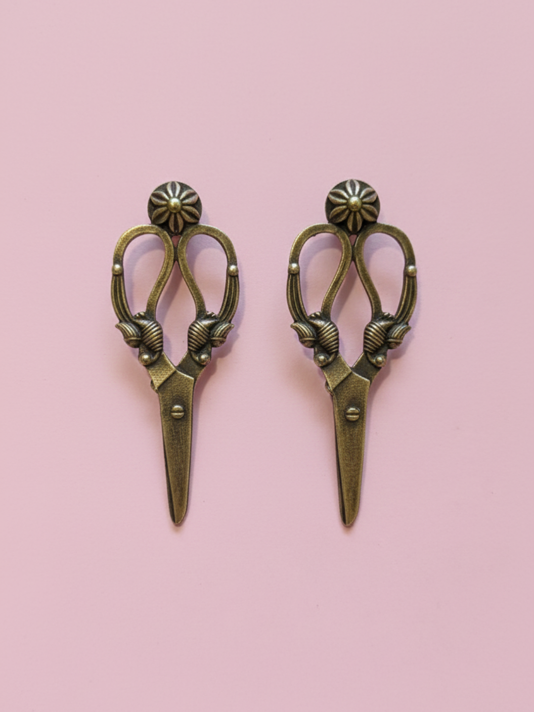 Gul E Jaipur Brass Jhumki Earring - Style 122