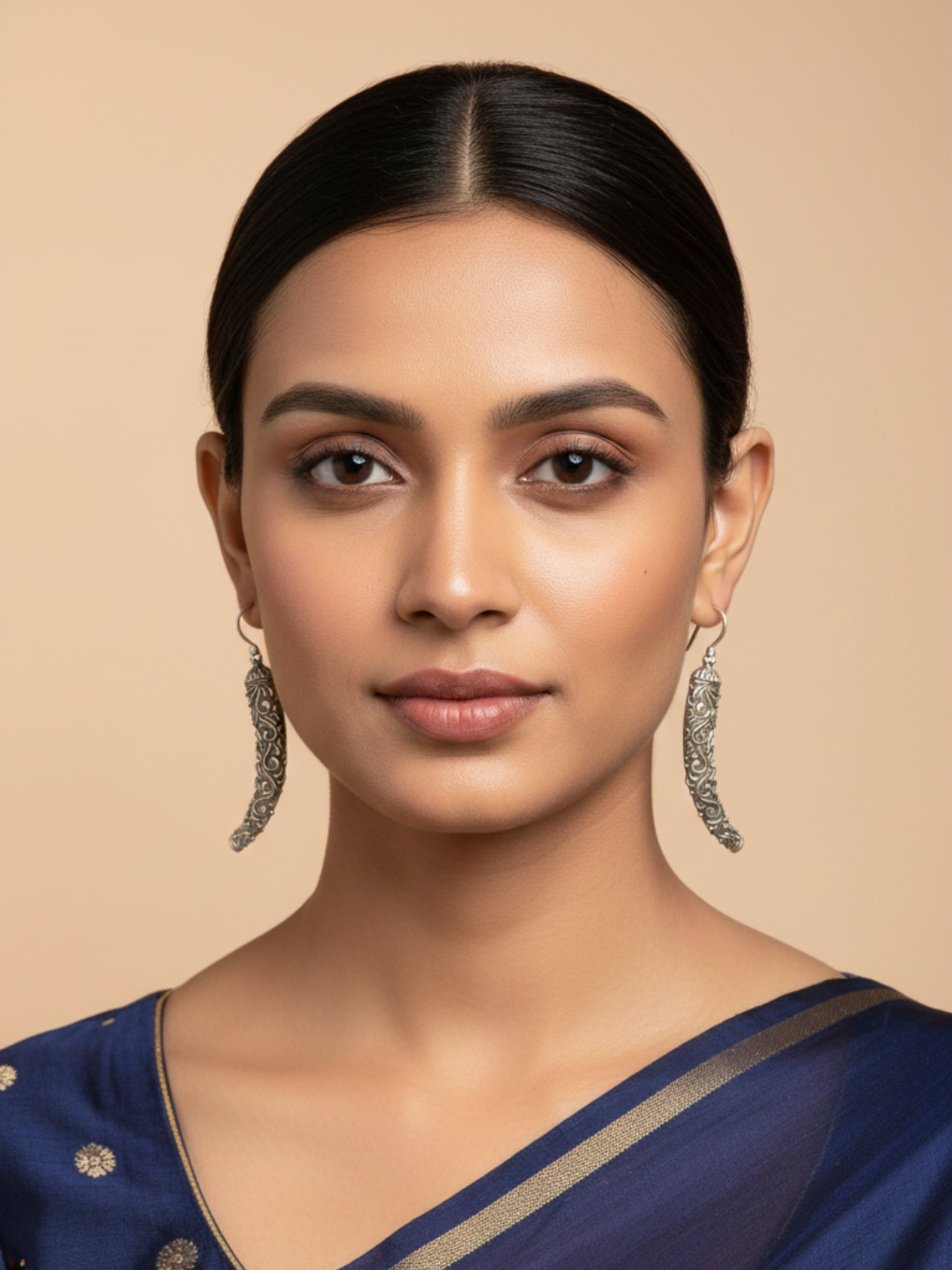 Gul E Jaipur Brass Jhumki Earring, Drops & Danglers - Style 114