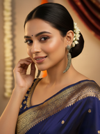 Gul E Jaipur Brass Jhumki Earring, Drops & Danglers - Style 114