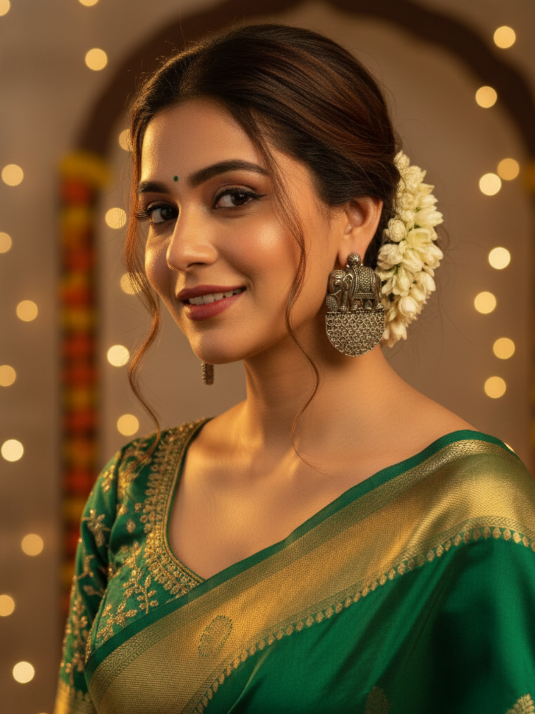 Gul E Jaipur Silver Oxidised Antique Beautifull Earring Brass Jhumki Earring, Drops & Danglers