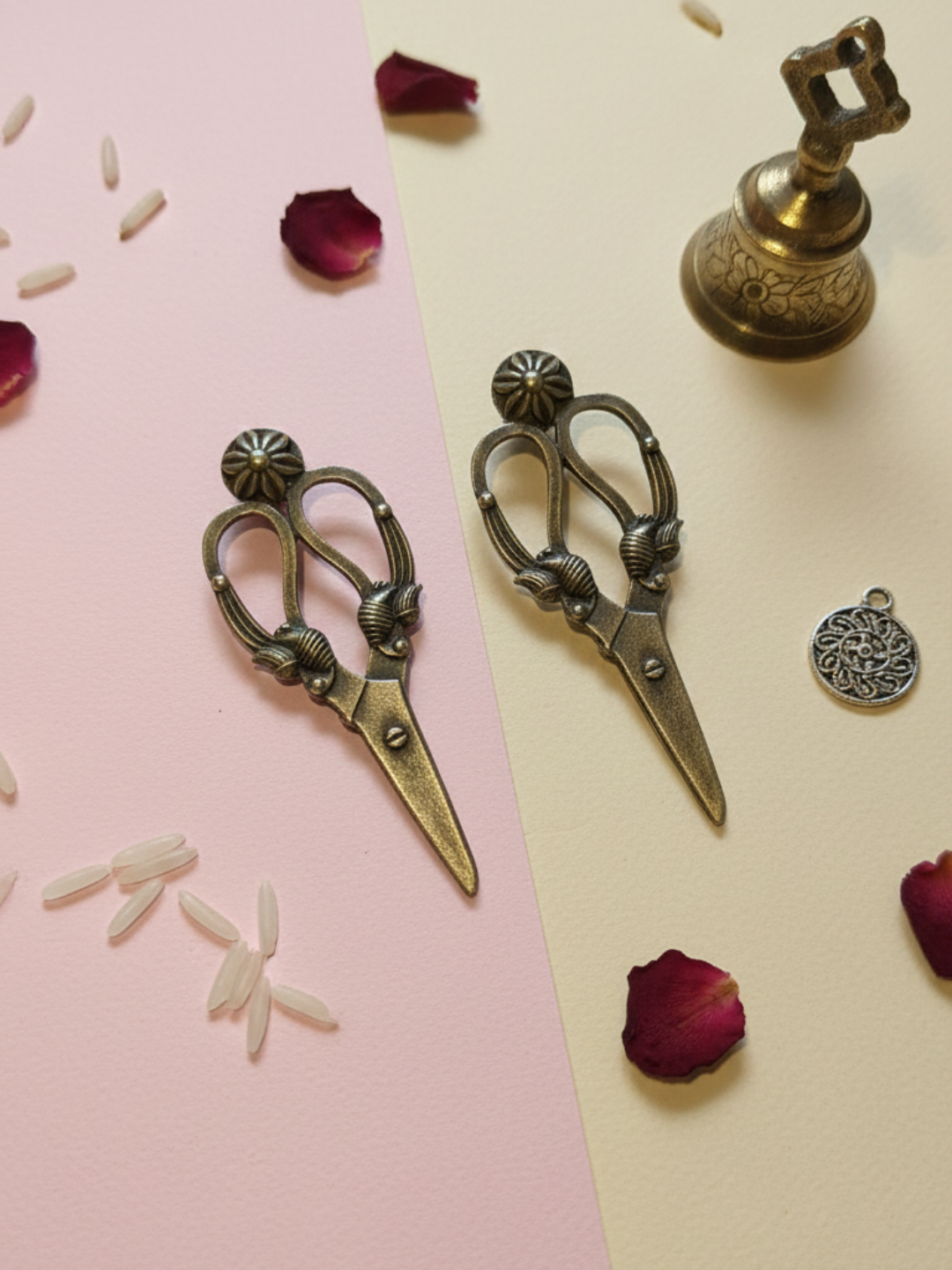 Gul E Jaipur Brass Jhumki Earring - Style 122