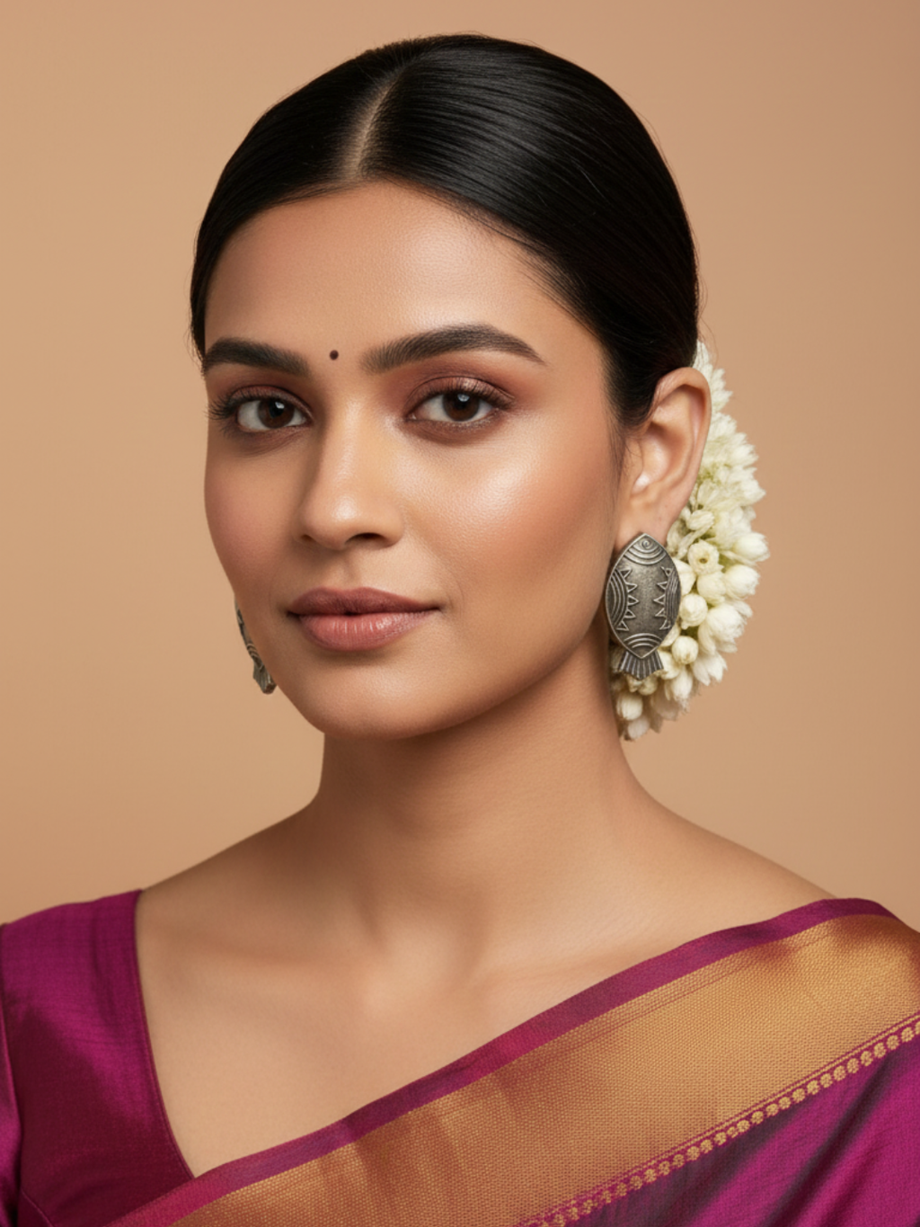 Gul E Jaipur Brass Gold-plated Kada Rajwadi