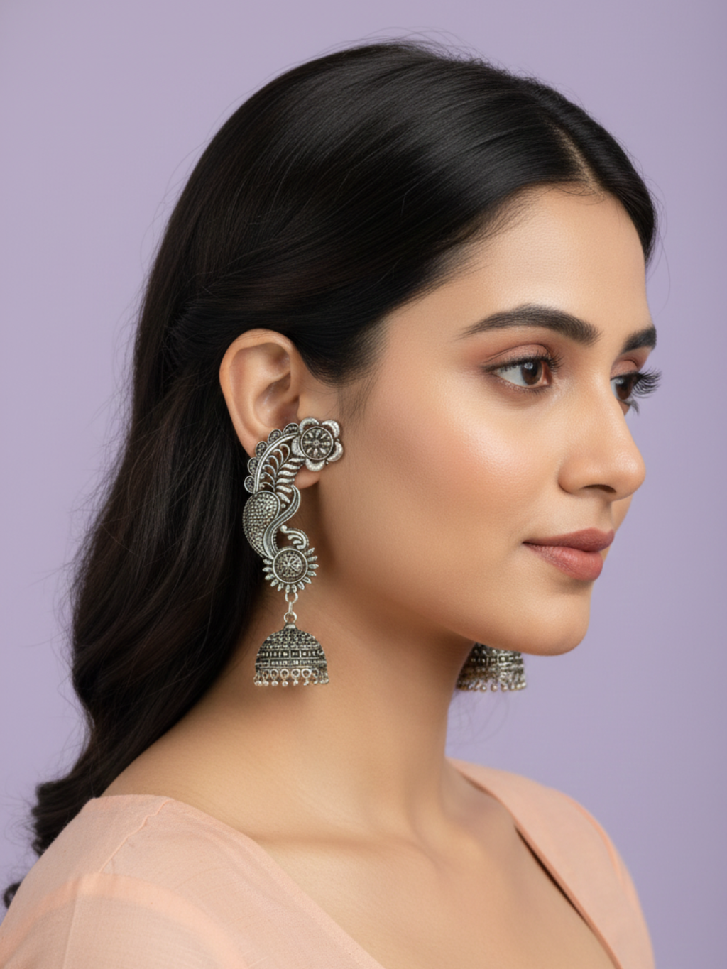 Gul E Jaipur Brass Drops & Danglers - Style 144