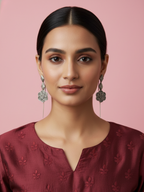 Gul E Jaipur Brass Drops & Danglers - Style 136