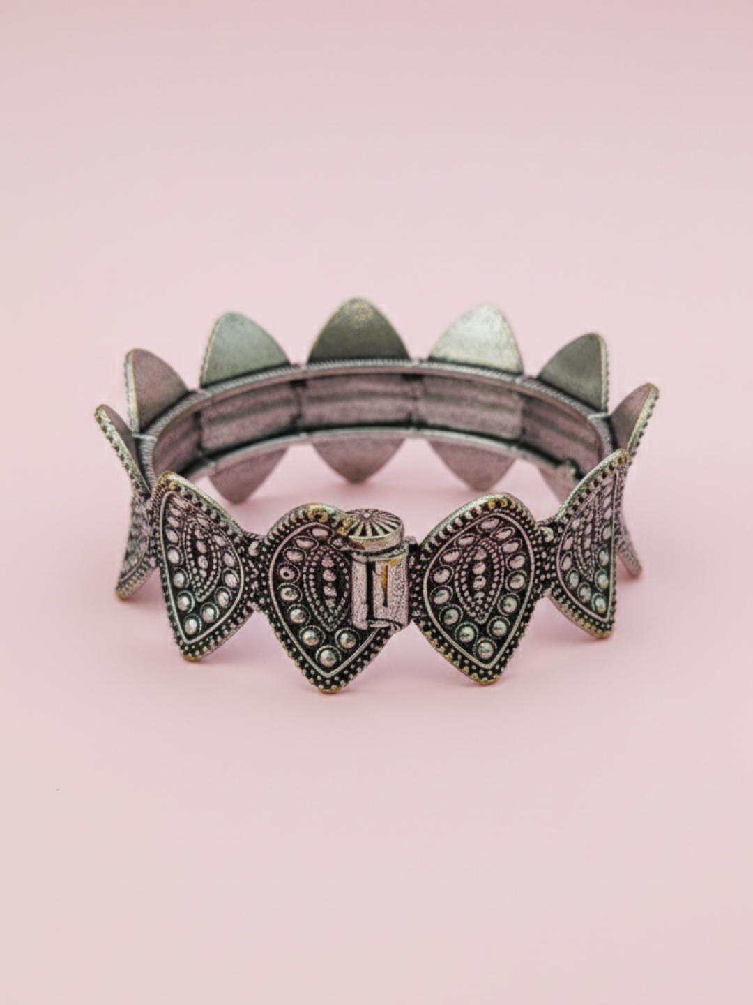 Gul E Jaipur Oxidised Brass Earring Brass Cuff Earring