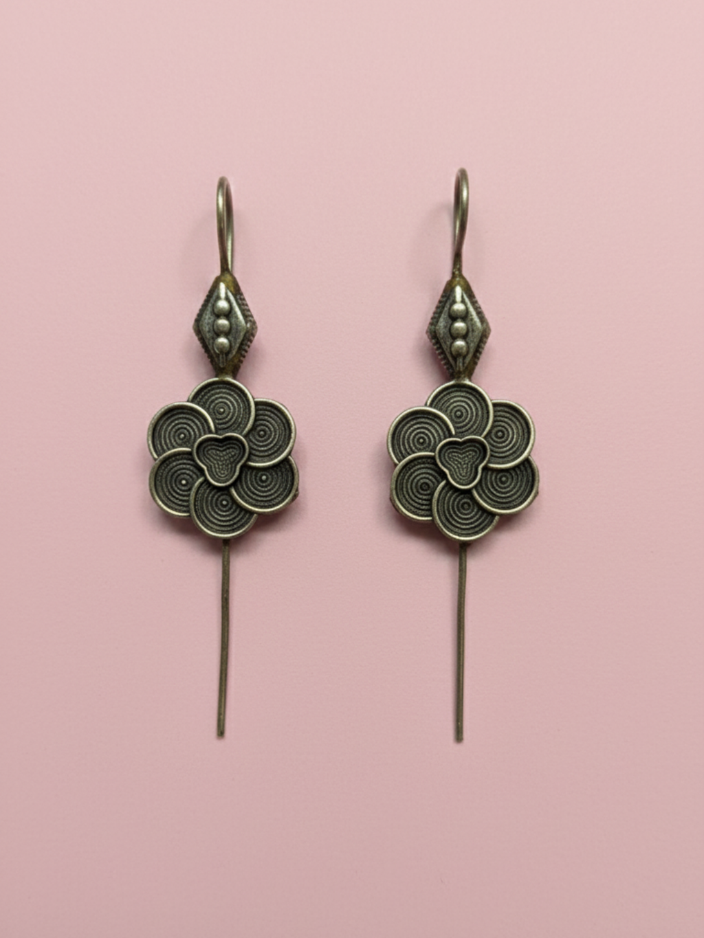 Gul E Jaipur Brass Drops & Danglers - Style 136