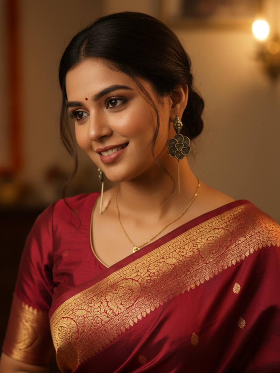 Gul E Jaipur Brass Drops & Danglers - Style 136