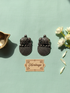 Gul E Jaipur Silver Oxidised Antique Beautifull Earring Brass Jhumki Earring, Drops & Danglers