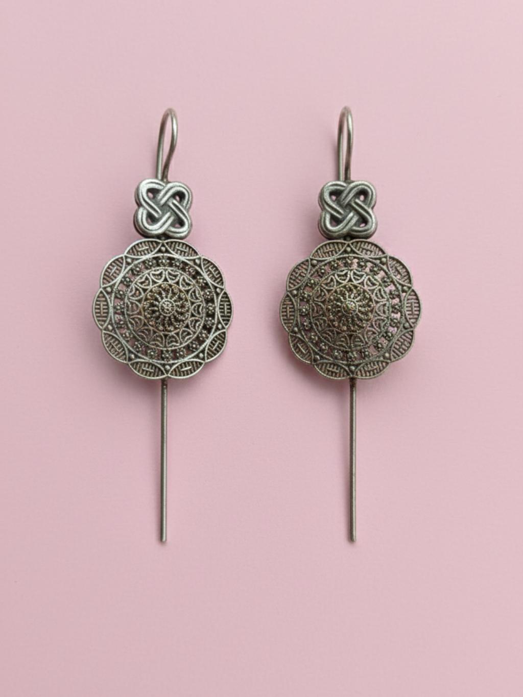Gul E Jaipur Brass Stud Earring - Style 135