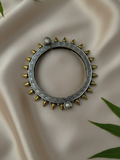 Heritage Royale Two-Tone Brass Bangle