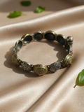 Ethnic Radiance Two-Tone Brass Kada