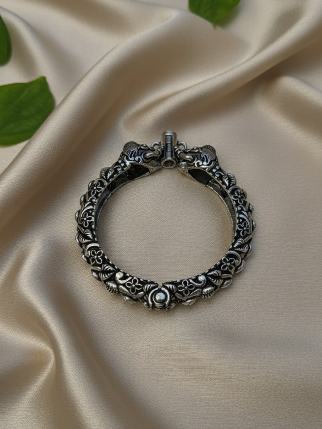 Classic Rajasthani Oxidized Silver Plated Bangles