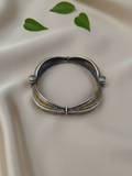 Rajputi Elegance Gold-Silver Bangle