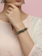 Heritage Royale Two-Tone Brass Bangle
