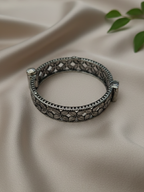 Rajasthani Inspired Antique Silver Finish Kada