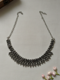 Premium Oxidized Silver Plated Brass Festival Necklace