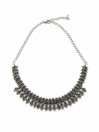Premium Oxidized Silver Plated Brass Festival Necklace