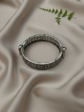 Traditional Indian Silver Oxidized Brass Kangan