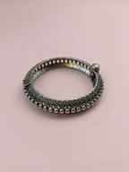 Vintage Silver Plated Brass Kada Set