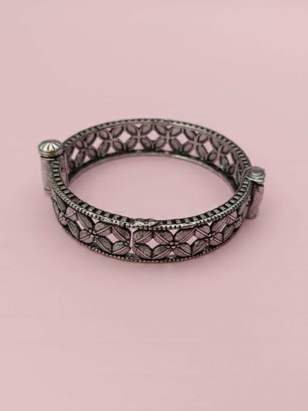 Rajasthani Inspired Antique Silver Finish Kada