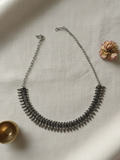 Designer Ethnic Oxidized Silver Plated Brass Fashion Necklace