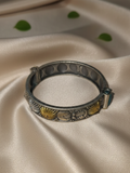 Heritage Shine Two-Tone Designer Bangle